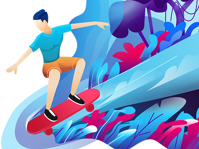 skate vector