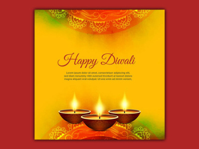 Happy Diwali Yellow Gradient Background Social Media Post diwali template2022 diwali templates graphic design happy diwali happy diwali templates2022 logo motion graphics