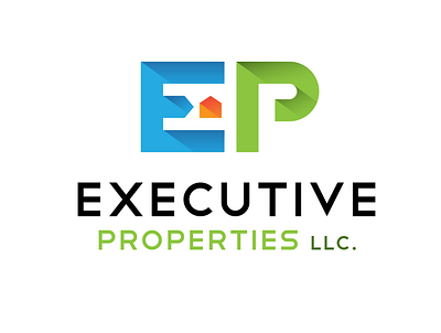 Executive Properties LLC. branding design identity logo vector