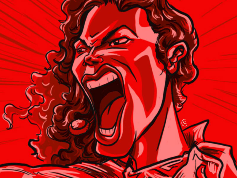 MJ Red famous people procreate ipadpro illustration digital painting