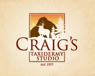 Craig S Taxidermy Logo Design By Emit Creative On Dribbble