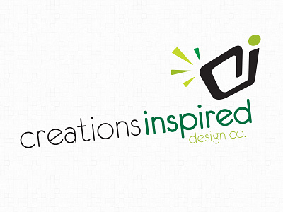 creationsinspired brand design green identity logo modern