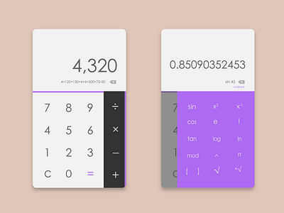 Calculator UI calculator ui ux