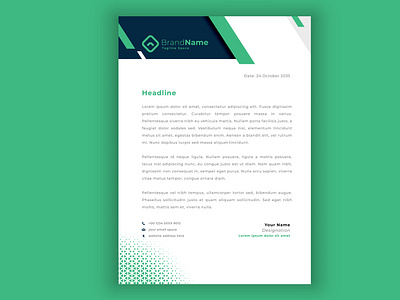 Letterhead Template Design