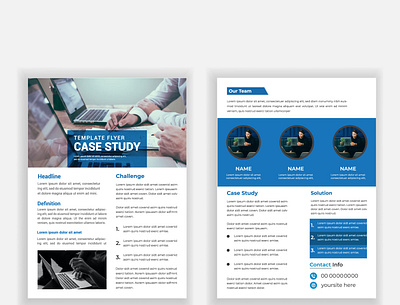 Case study flyer template banner business flyer case study flyer case study flyer design case study flyer template design flyer design flyer template graphic design vector