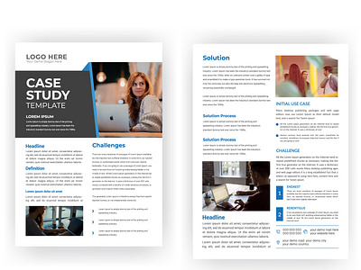 Case Study template design