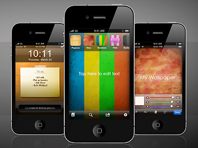 Wallpost iOS Application app ios ipad iphone mobile
