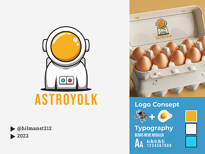 Astroyolk branding illustration logo logo design vector