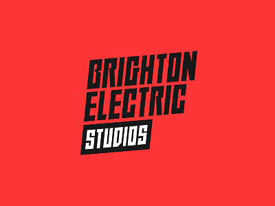 Brighton Electric Studios brand branding design identity logo logotype mark symbol word