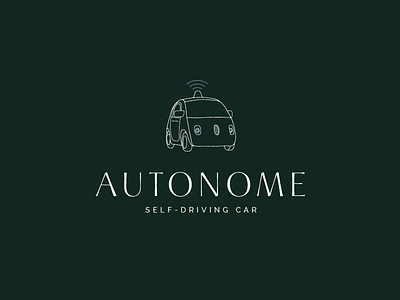 Day 5 - Driverless Car autonome car autonomous car branding car branding car logo daily logo challenge driverless car logo logo challenge technology