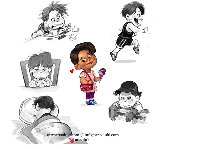 Character Development - Personal Work characterdesign childrensillustrator illustration illustrator