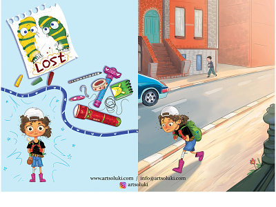 Spread 6 childrensbooks childrensillustrator illustration illustrator