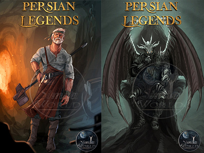 Persian Legends - Project characterdesign illustration illustrator
