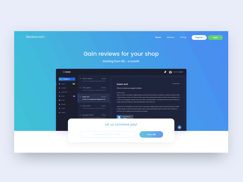 SaaS Landing Page