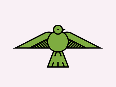 Logo — Flying Bird birds branding character design digital drawing graphic icon illustration illustrator logo vector