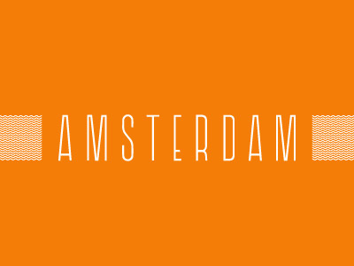 Logo — Amsterdam branding design digital graphic illustration illustrator lettering logo poster type typography vector