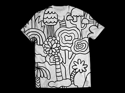 Illustration — TShirt Design art design digital drawing graphic design illustration nature pattern shapes tshirt
