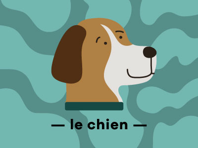 Le Chien — Branding animation art branding design digital graphic icon illustration illustrator logo ui vector
