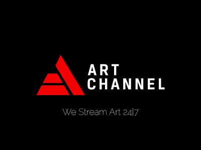 Art Channel Logo Animation animation design graphic design illustration logo motion graphics