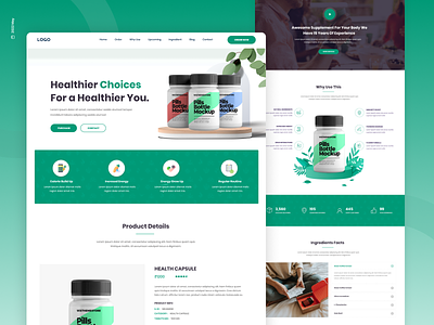 Nutrition Supplement Home page (Variation)
