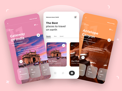 Ui Travel Mobile App Design