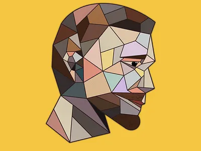 Brent Smith abstract abstract portret brent smith design geometric illustration inspiration nortafea portrait shapes