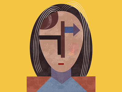 The Mood abstract abstract portret design geometric illustration inspiration mood nortafea portrait