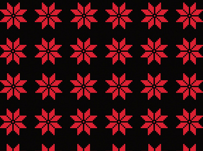 Red flowers ethnic pattern abstract design ethnic ethnic pattern folklore geometric geometric pattern illustration inspiration nortafea red red and black red flowers