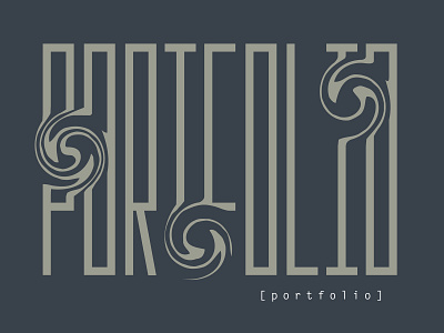 Portfolio Lettering