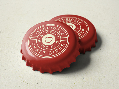 Merridale Packaging I apple beer bottle bottle cap branding cider graphic design illustration label logo packaging