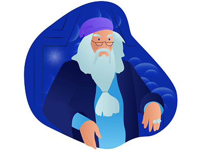 Dumbledore albus book characters design dumbledore film harry illustration potter