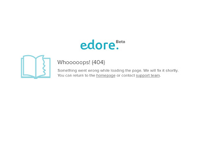 404 Error page 404 beta book education error page startup torn web whoops