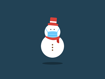Snowman 2020 christmas covid free freebie icon icon design iconography snow snowman vector winter