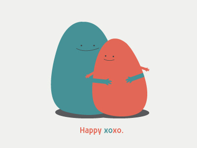Happy xoxo 14 cute day feb graphic happy hug illustration kiss love lovely simple two valentine vector xo xoxo