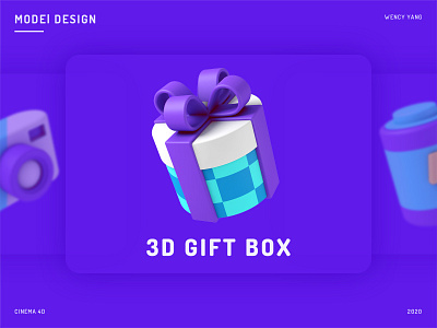 3D Gift Box 3d