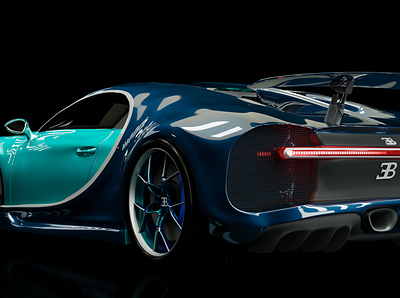 BUGATTI 3d blender branding design graphic design illustration logo motion graphics ui vector