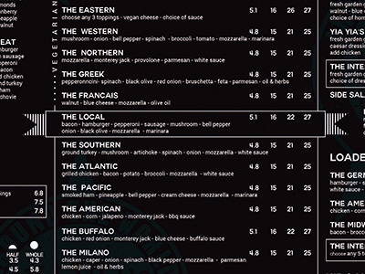 Yia Yia's Menu menu layout graphic design adobe photoshop print