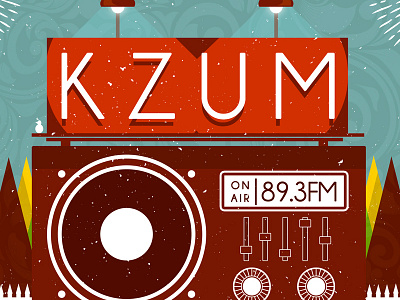 KZUM's 2015 Lincoln Calling Showcase adobe photoshop digital print gig poster graphic design