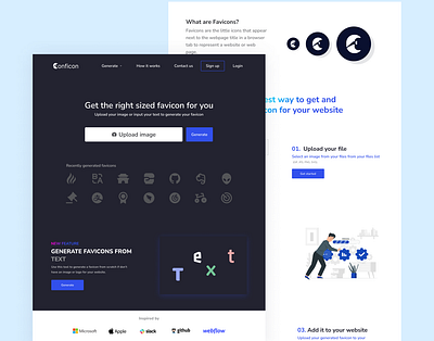 Landing page design design product design ui ux website