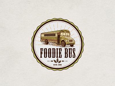 Foodie Bus Logo Design