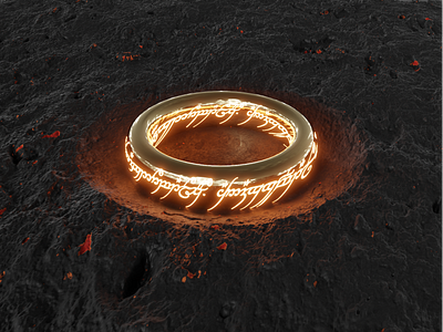 The Lord of the Rings 3d b3d blender cycles illustration