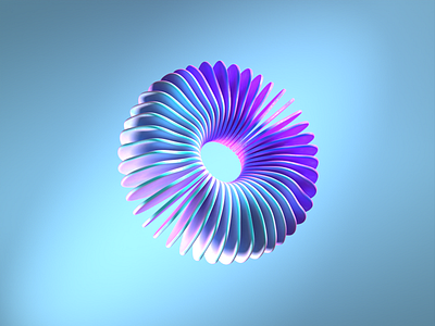 Abstract 3d b3d blender cycles illustration