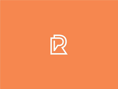 RP Logo modern monoline logo simple logo