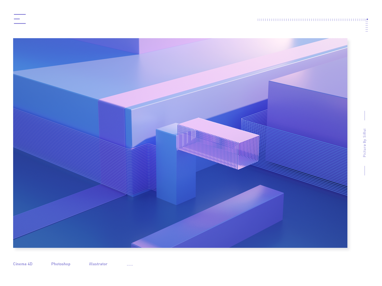 Purple line by SiRui on Dribbble