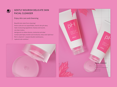 Facial Cleanser pink