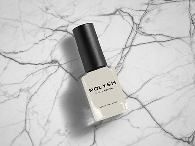 Polysh - Nail polish brand - Bold packaging design #5 bold box packaging branding cosmetics branding design fun graphic design illustration logo makeup bottle packaging nail polish quirky vector