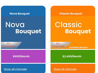 DailyUI #30 Designed a Pricing List for StarTimes Tv