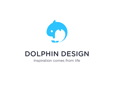 Logo design dolphin