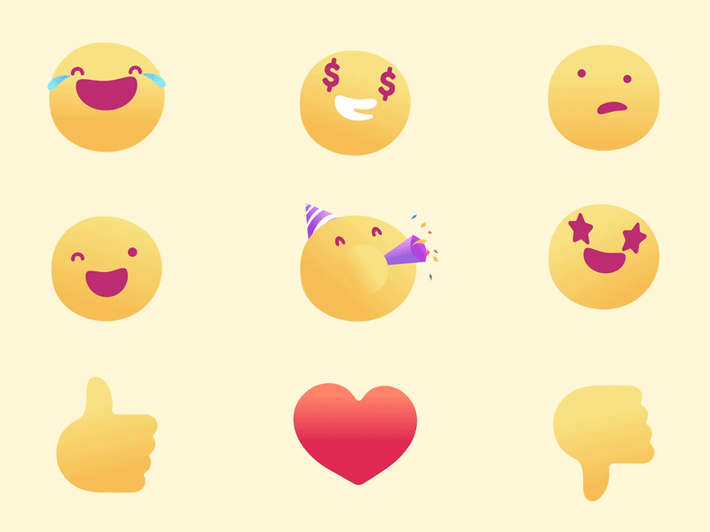 Emoji - Full Set 2d animation app branding character cute design emoji emojis expression gif graphic icon illustration illustrator interactive loop lottie ui vector
