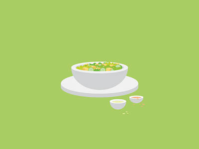 Small Plates | I'll Have a Salad, Thanks food green illustration illustrator salad vector vegetables